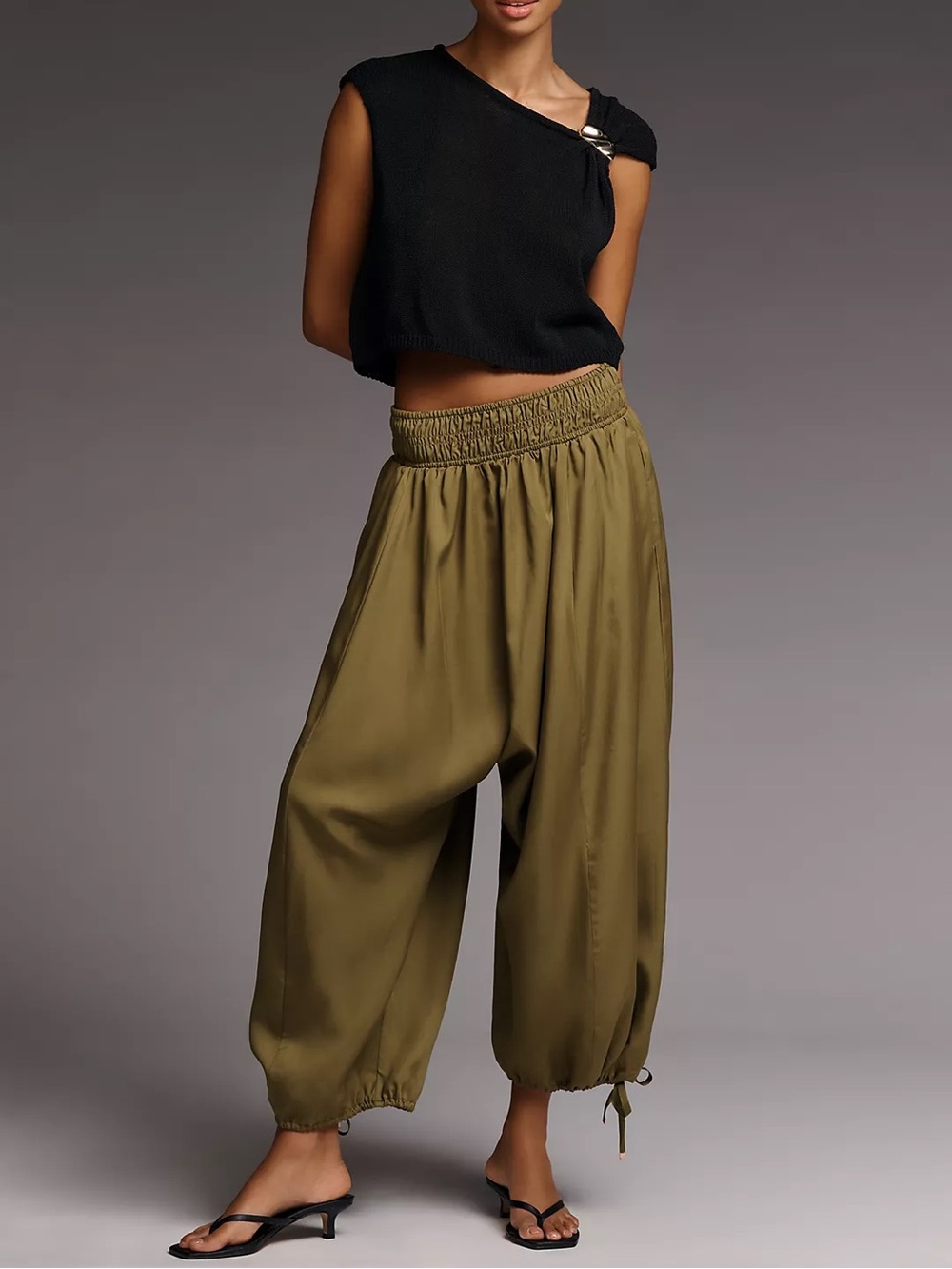 NWOT By Anthropologie Draped Harem Pants Size Medium